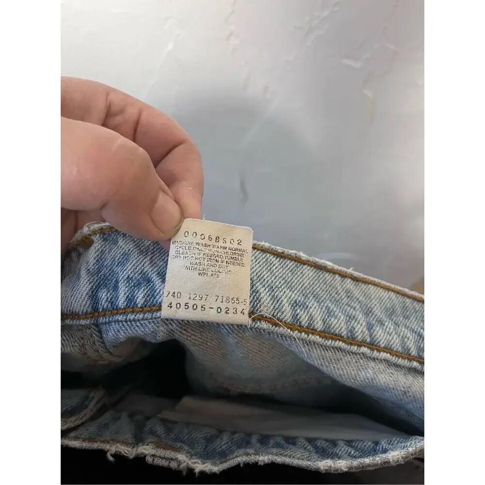 1997 Orange Tab 505 Levi’s‎ Sz 38x30